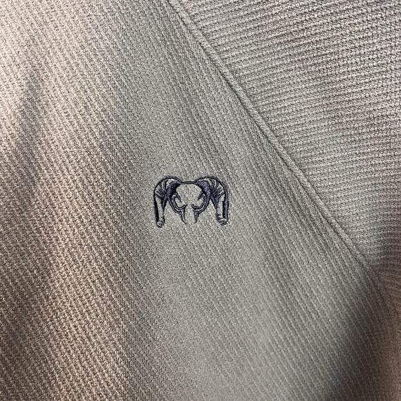 KUIU Pullover Mens XL Green Fleece Snap Neck Outdoor Hunting Layer Shirt - Picture 5 of 9